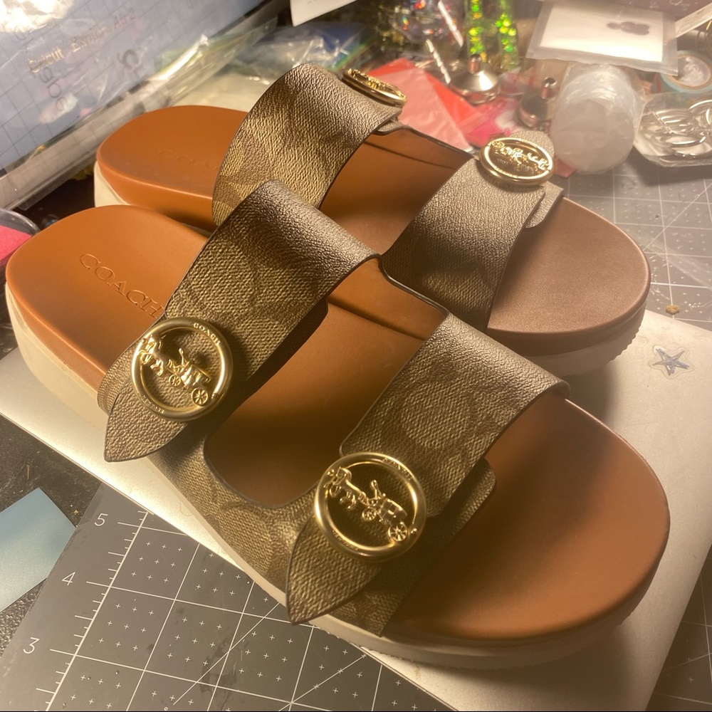 Coach Gable Signature Sandals